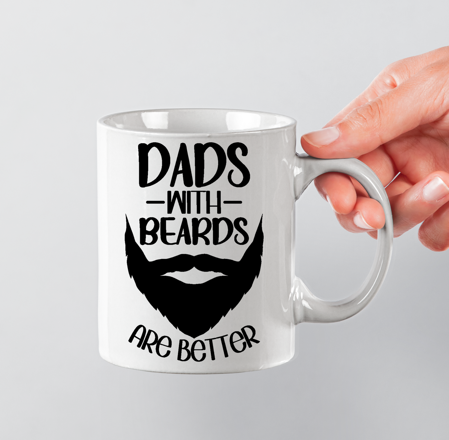 Dads with Beards - 11oz Printed mug