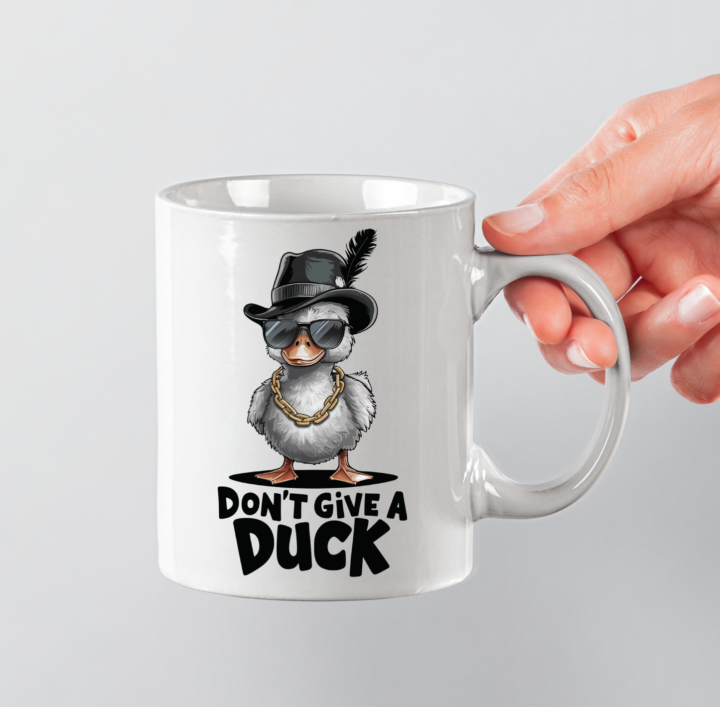 Don't give a Duck - 11oz Printed mug