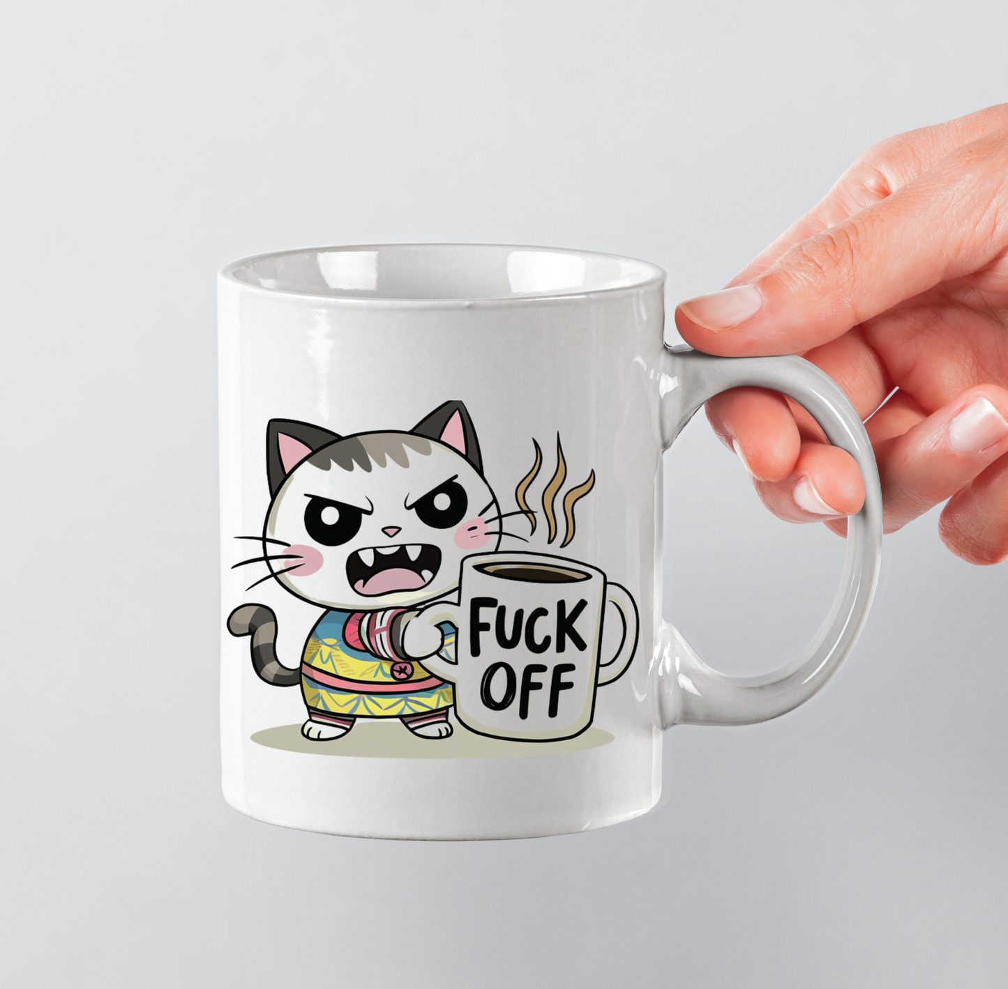 Fuck Off - 11oz Printed mug