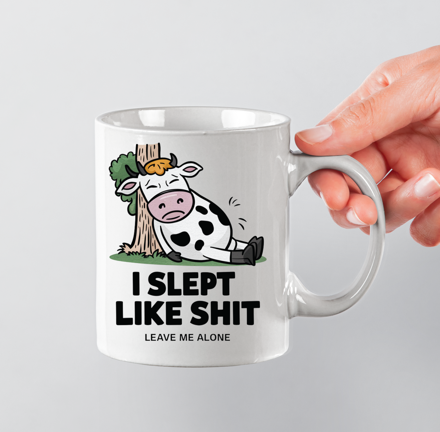 Slept like shit - 11oz Printed mug
