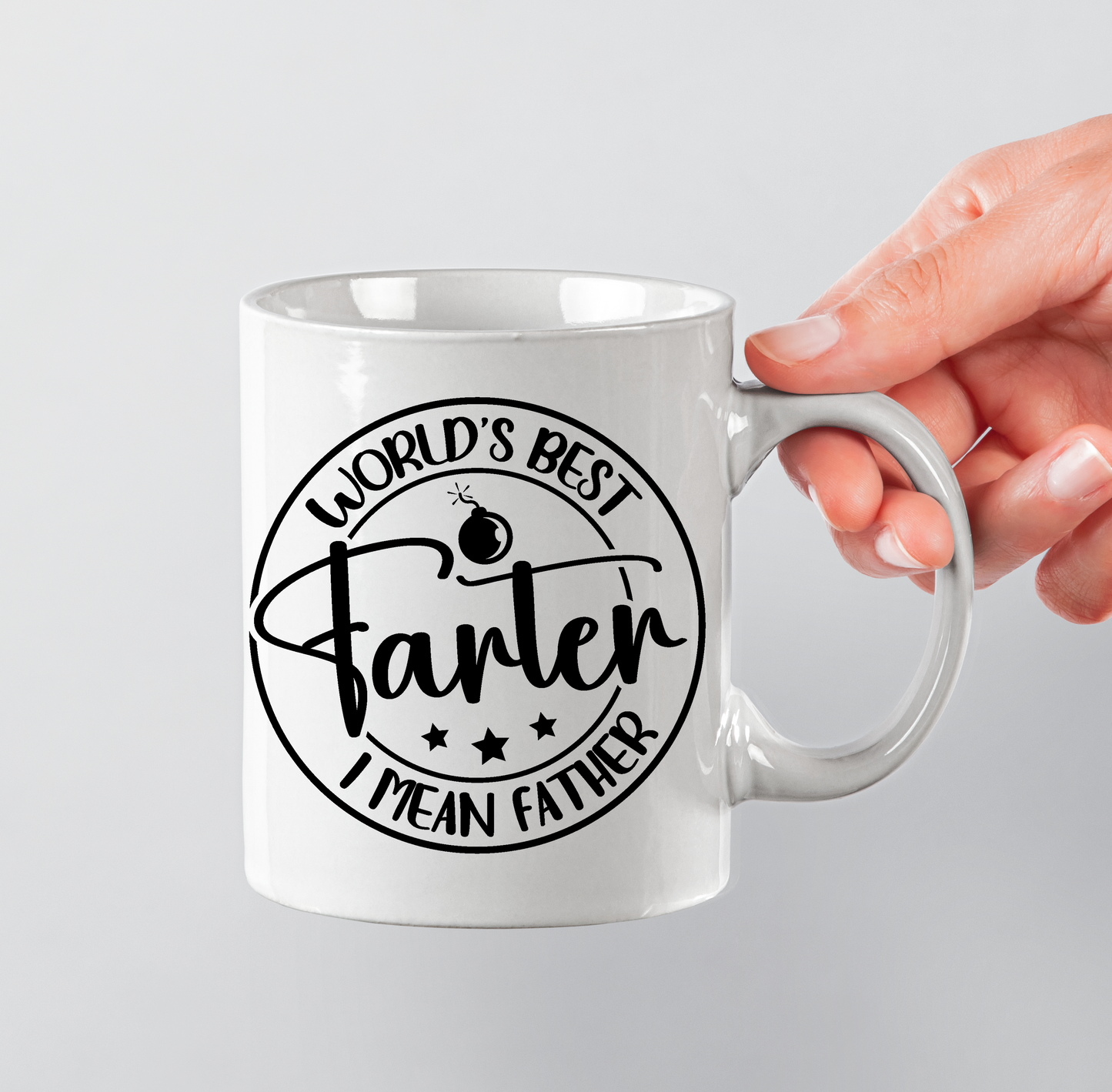Worlds best farter - 11oz Printed mug