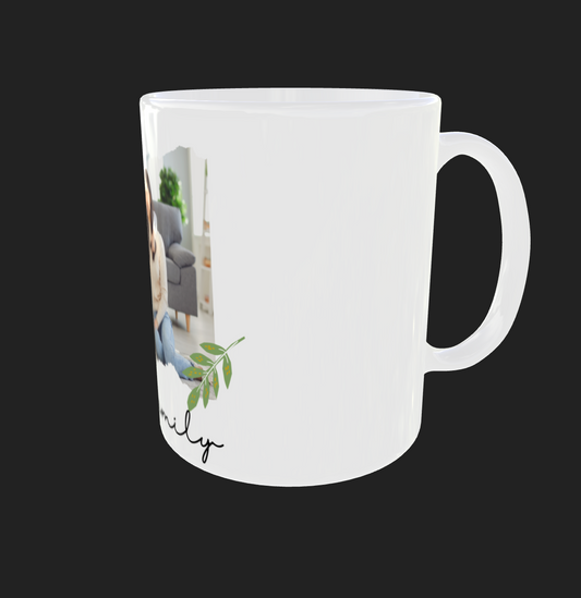Our Family Photo - 11oz Printed mug