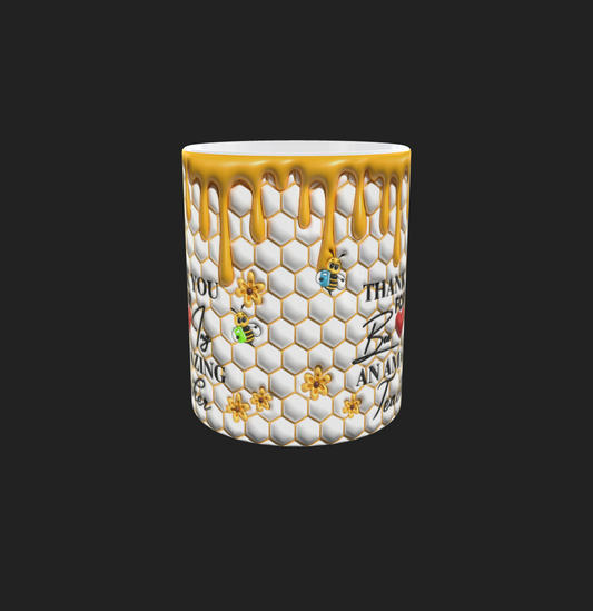 Bee-ing an amazing Teacher - 11oz Printed mug